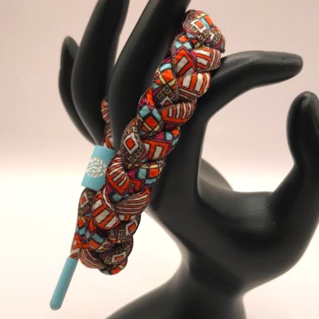 Rastaclat Patch Work Pull String Bracelet
